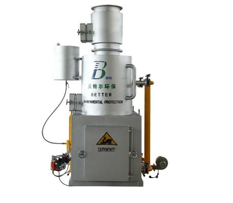 シンプルな操作と煙のないペット廃棄物焚化器 燃料の原材料の石油1