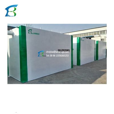 2023 MBR と活性化スラッジ方法 11kw の電力を持つコンビネート下水処理設備