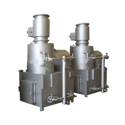 2つの燃焼室と排気ガス浄化装置を備えたカスタマイズされた廃棄物焚化器