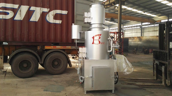 病院廃棄物処理のための無煙廃棄物焼却機 0.37KW 食品飲料店