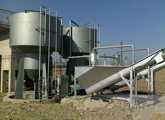 ビデオ技術サポート付きの砂除去サイクロン分離器 下水処理機