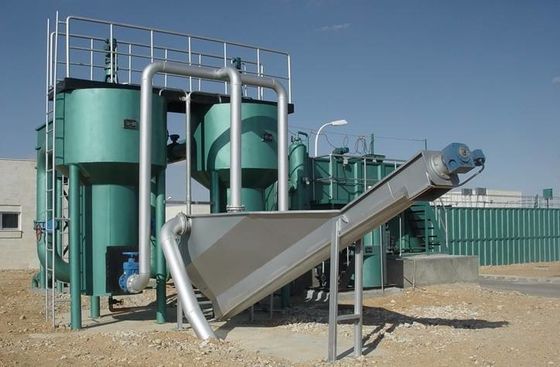 ビデオ技術サポート付きの砂除去サイクロン分離器 下水処理機