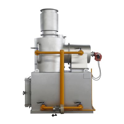 シルバーグレー/ブラック 250kg/h 高温燃焼で医療廃棄物焚化機