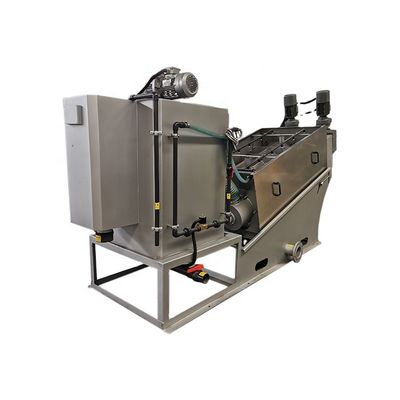 100L/h生産性 都市用 スラッグ脱水機 中小型