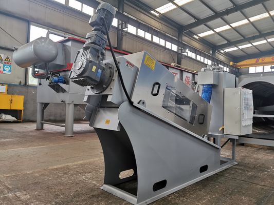 100L/h生産性 都市用 スラッグ脱水機 中小型