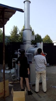 プラスチック工場廃棄物焚焼場 環境保護設備 750L/H 容量