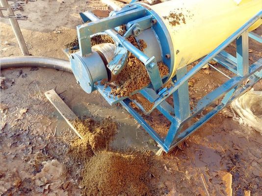 屠殺用廃棄物水処理 バイオ肥料の脱水のためのスクリュープレス脱水器