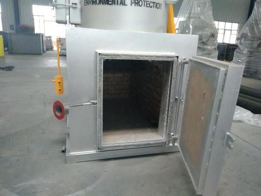 100-150Kgs/負荷容量 2つの室で動物廃棄物を燃焼するための廃棄物焚化器