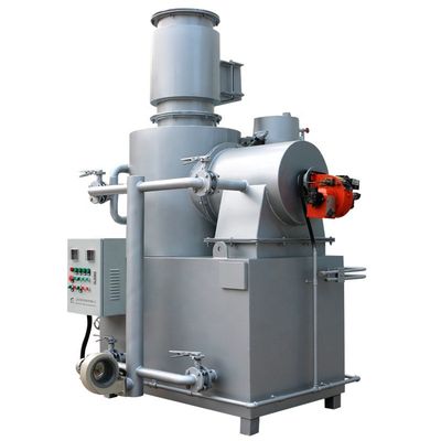 100-150Kgs/負荷容量 2つの室で動物廃棄物を燃焼するための廃棄物焚化器