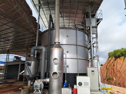 1-10T/H 容量 炭酸鋼の庭やキッチン廃棄物の堆肥機