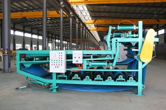 鉄鉱石工場の泥の脱水のための炭素鋼ベルトフィルタープレス
