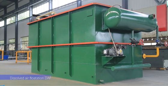 廃水処理装置を 3000L/h 溶解空気浮遊機でアップグレード