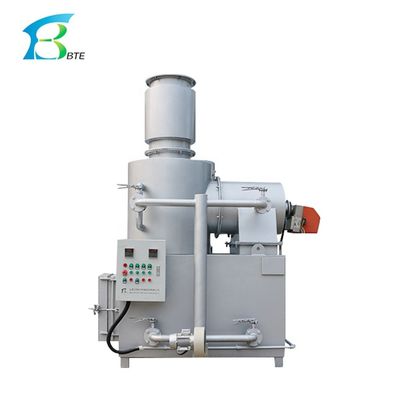 緑色 Wfs-500 無煙病院医療廃棄物焚化器 燃焼率 10-500kg