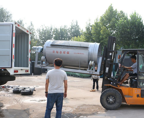 5000L/H 砂糖ゴム バガセ 紙パルス 海藻 脱水分離器 マイクロスクリーン 回転ドラムフィルター