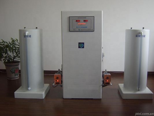 韓国 廃棄水の消毒 クロ2発電機 ビデオ出口検査